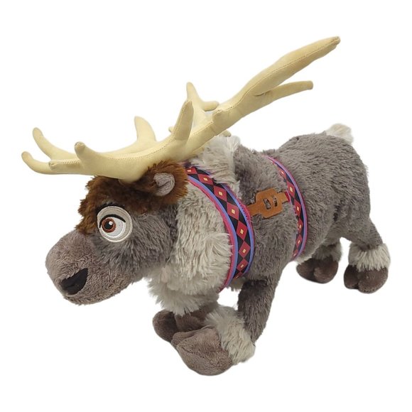 Disney Parks Frozen Sven Reindeer Plush 16" Stuffed Animal Toy Poseable Legs - Picture 1 of 12